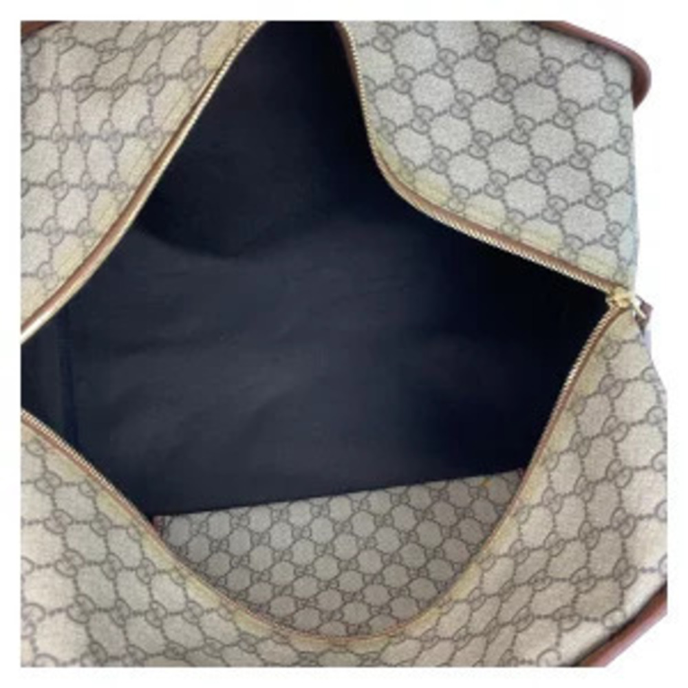 Gucci Sherry Boston bag Handbag beige GG Supreme canvas leather - Picture 9 of 9